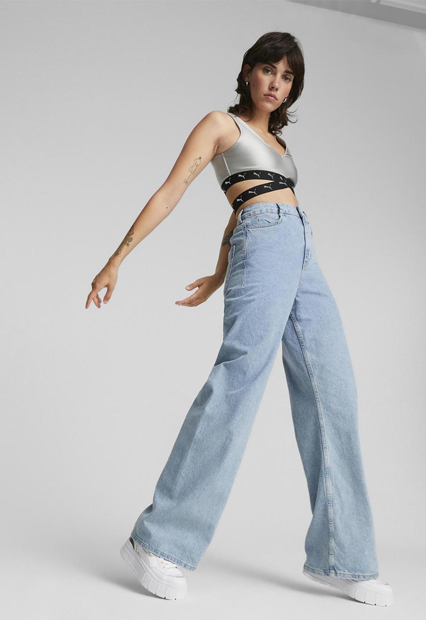 PUMA - Sq cropped top - silver