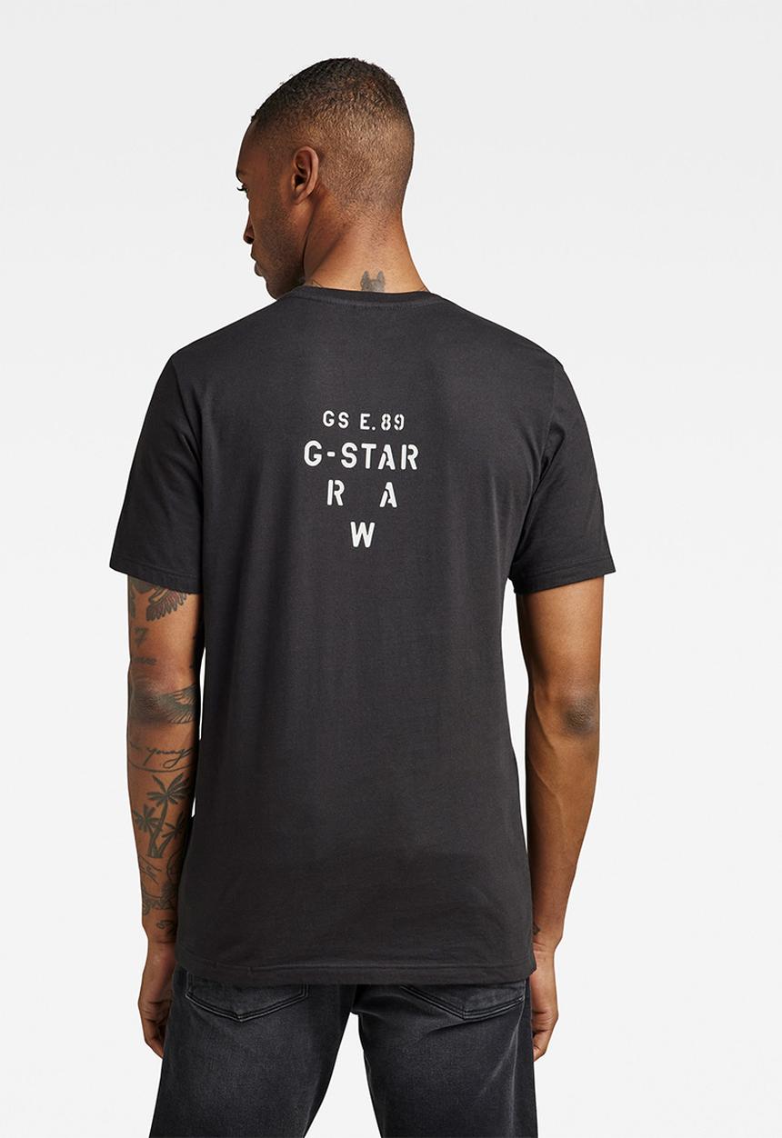 G-STAR - Multi stencil gr slim r t - dk black