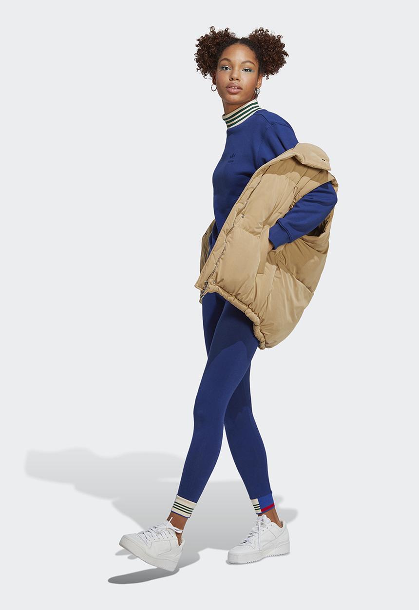 adidas Originals - 7/8 rib tight - victory blue