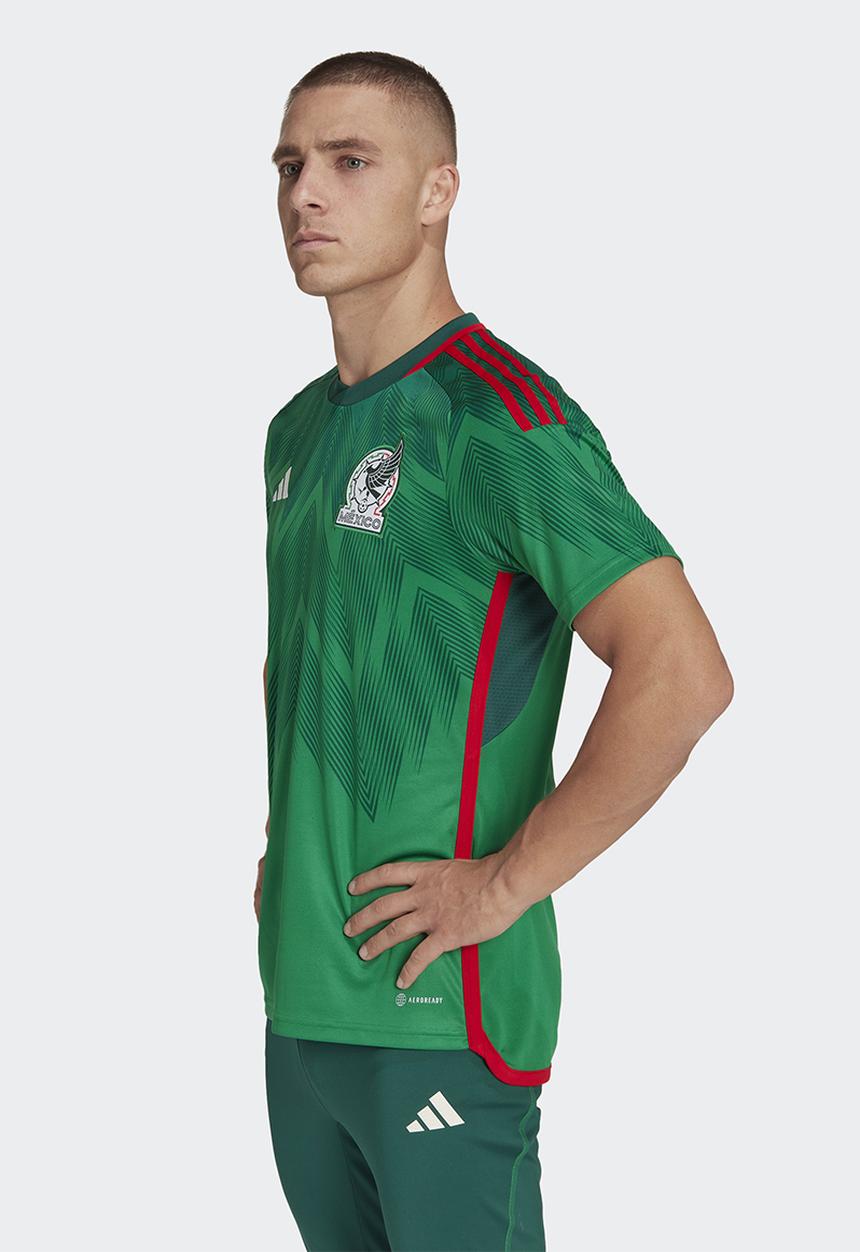 adidas Performance - Mexico 22 Home Jersey - vivid green/collegiate green