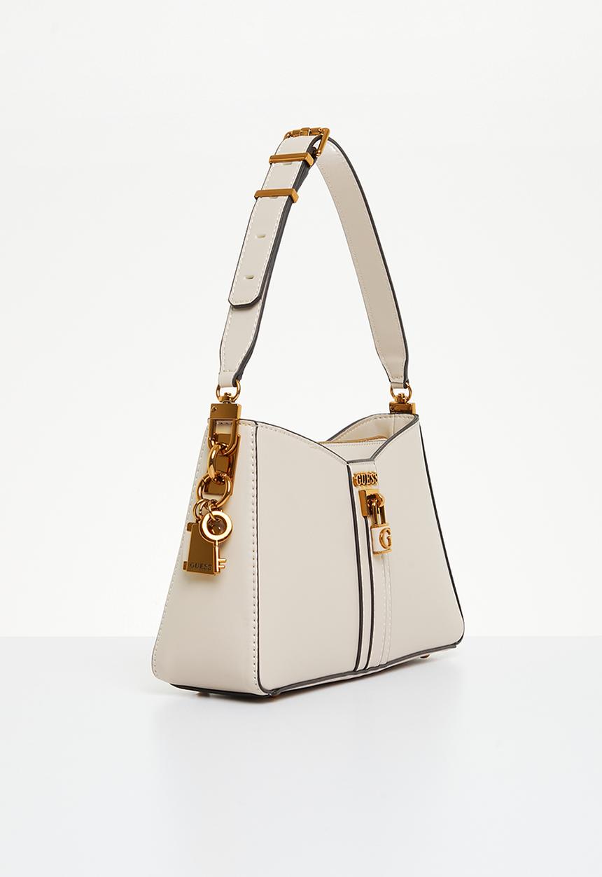GUESS - Ginevra elite shoulder bag - light rum