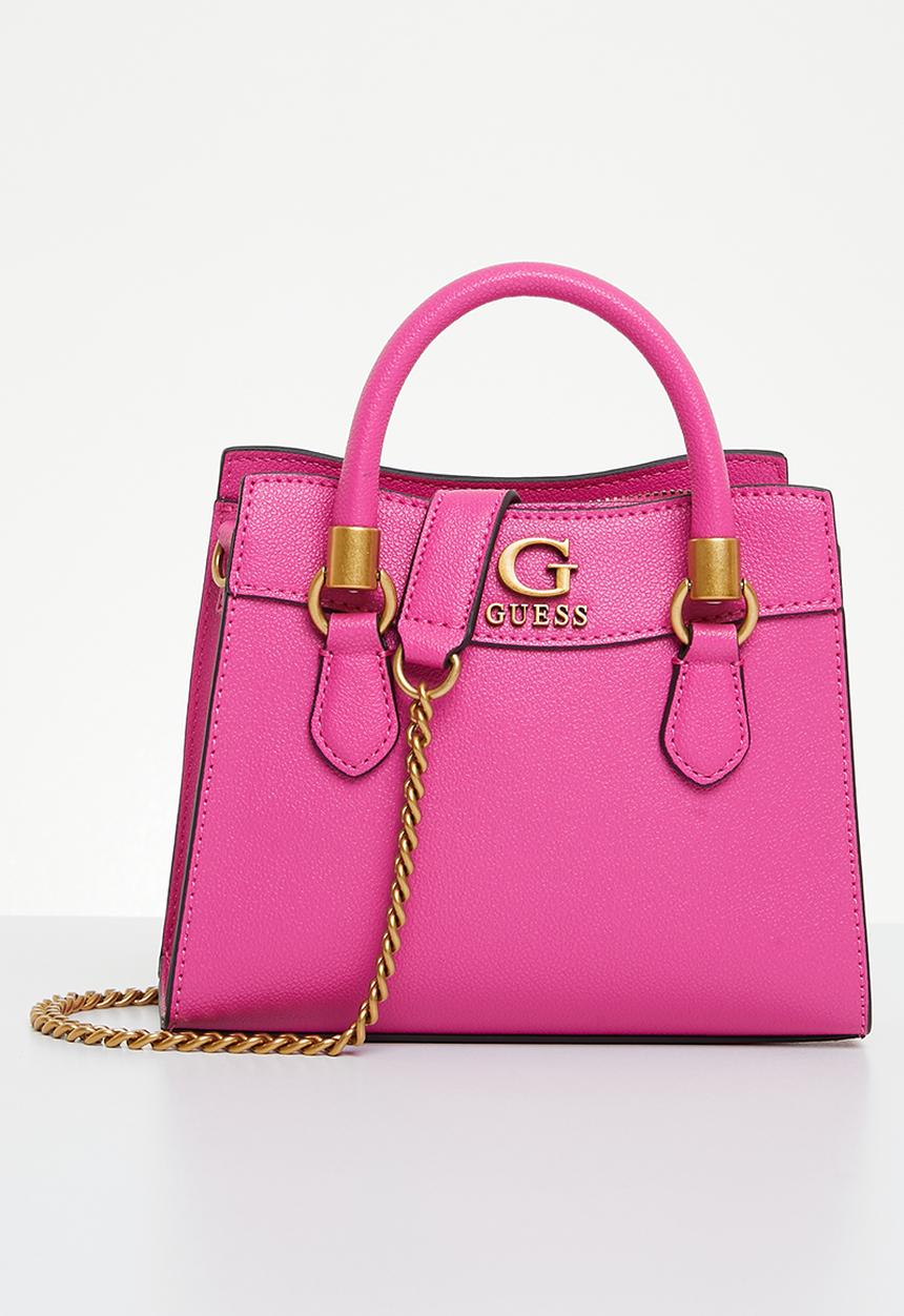 GUESS - Nell mini satchel - fuchsia