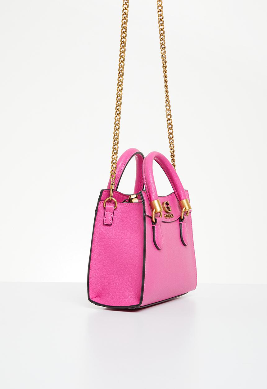 GUESS - Nell mini satchel - fuchsia