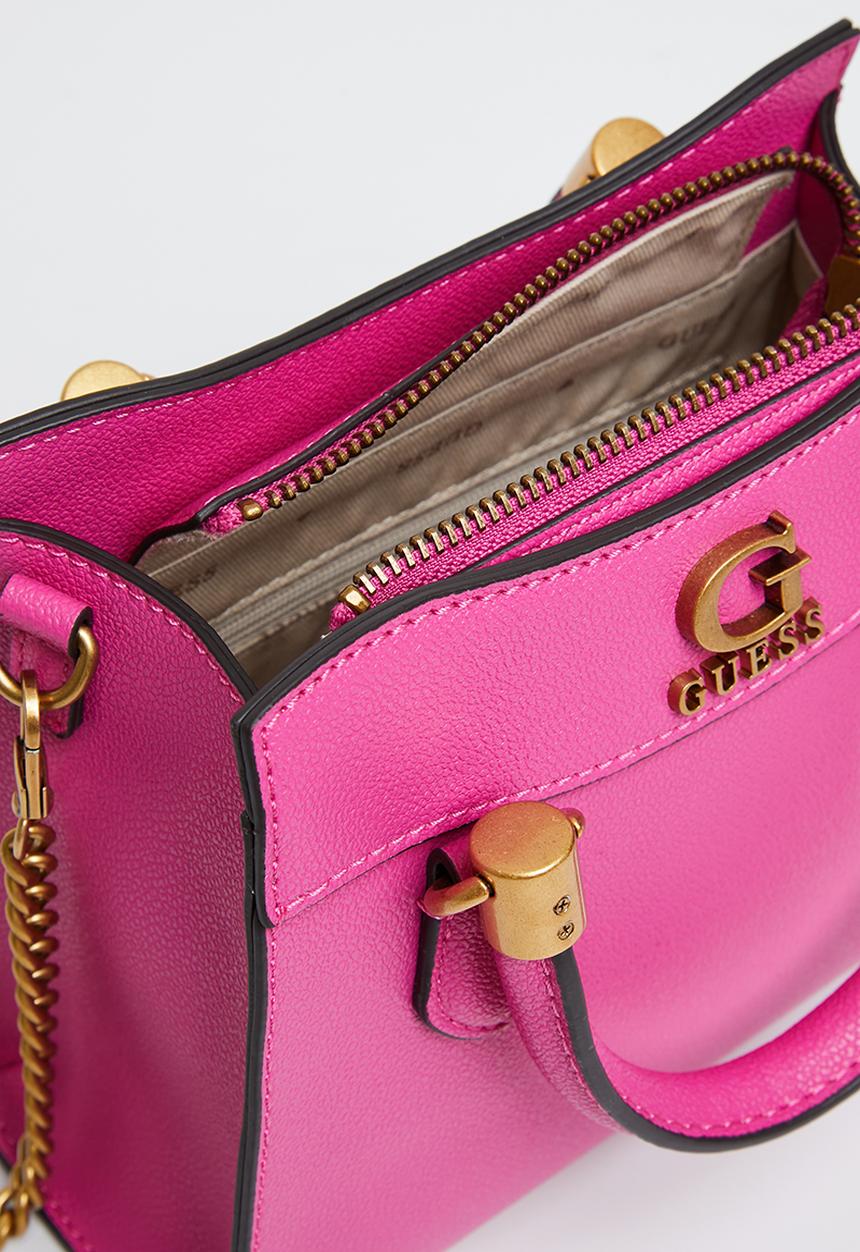 GUESS - Nell mini satchel - fuchsia