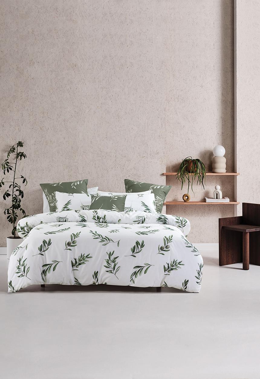 Linen House - Eleni duvet cover set - white