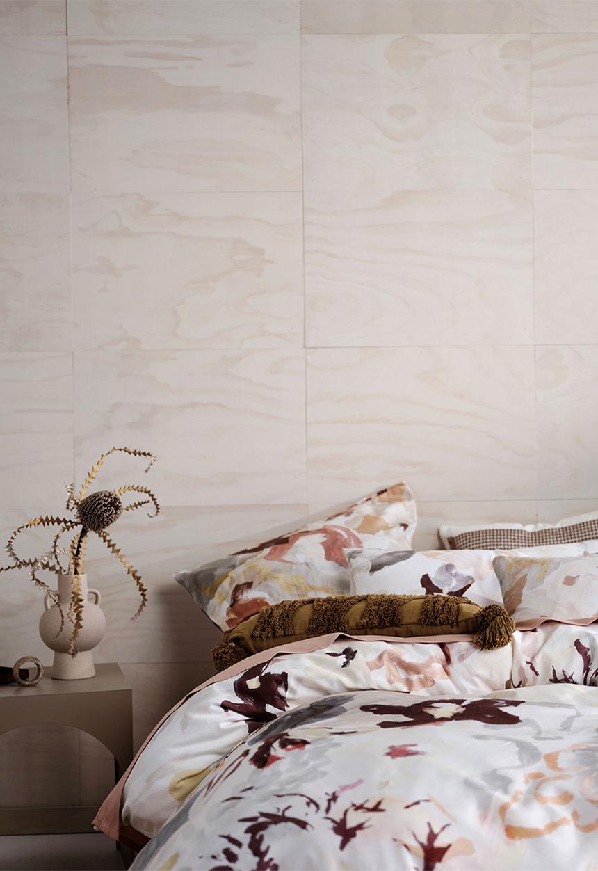Linen House - Symphony duvet cover set - vanilla