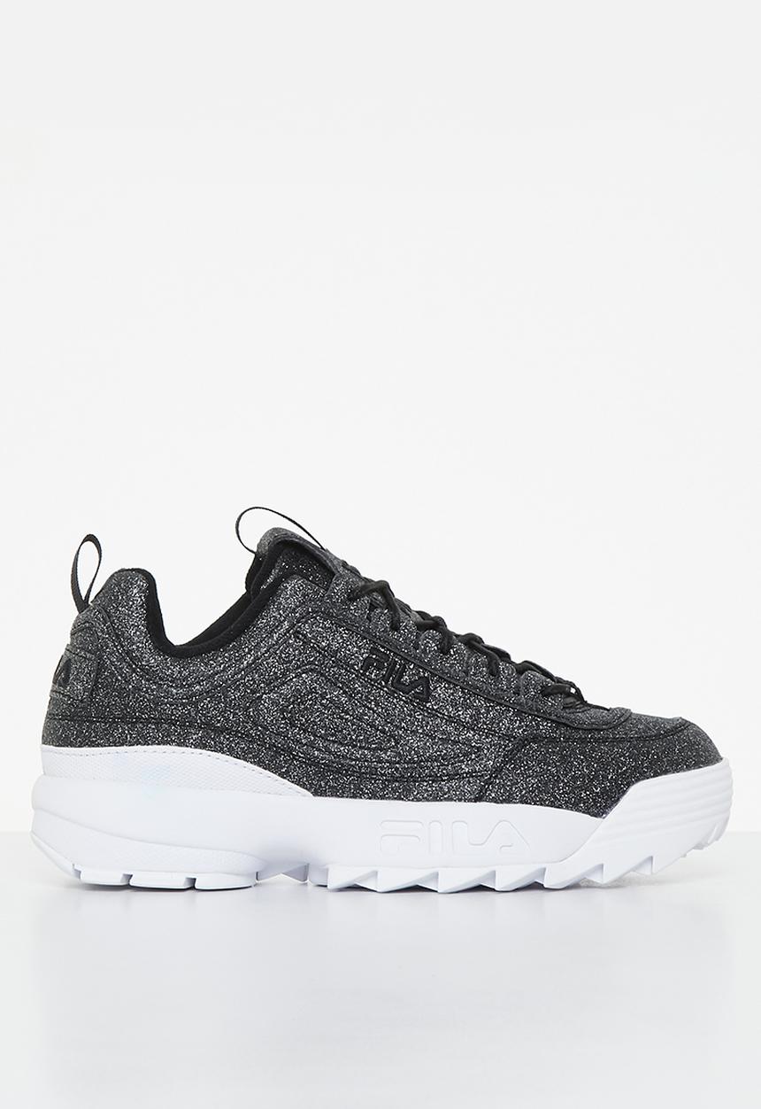 FILA - Disruptor ii glimmer - black/black/white