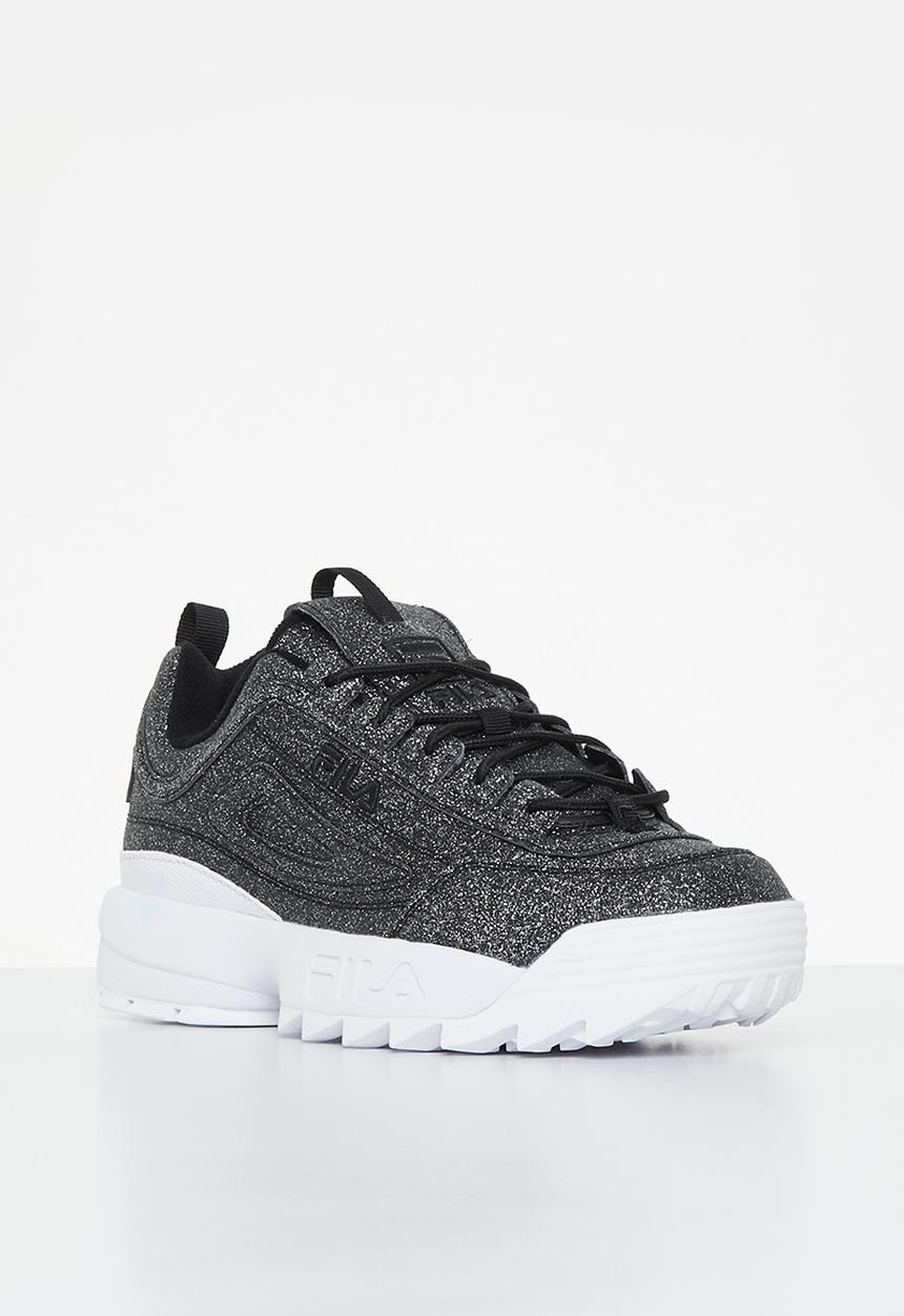 FILA - Disruptor ii glimmer - black/black/white