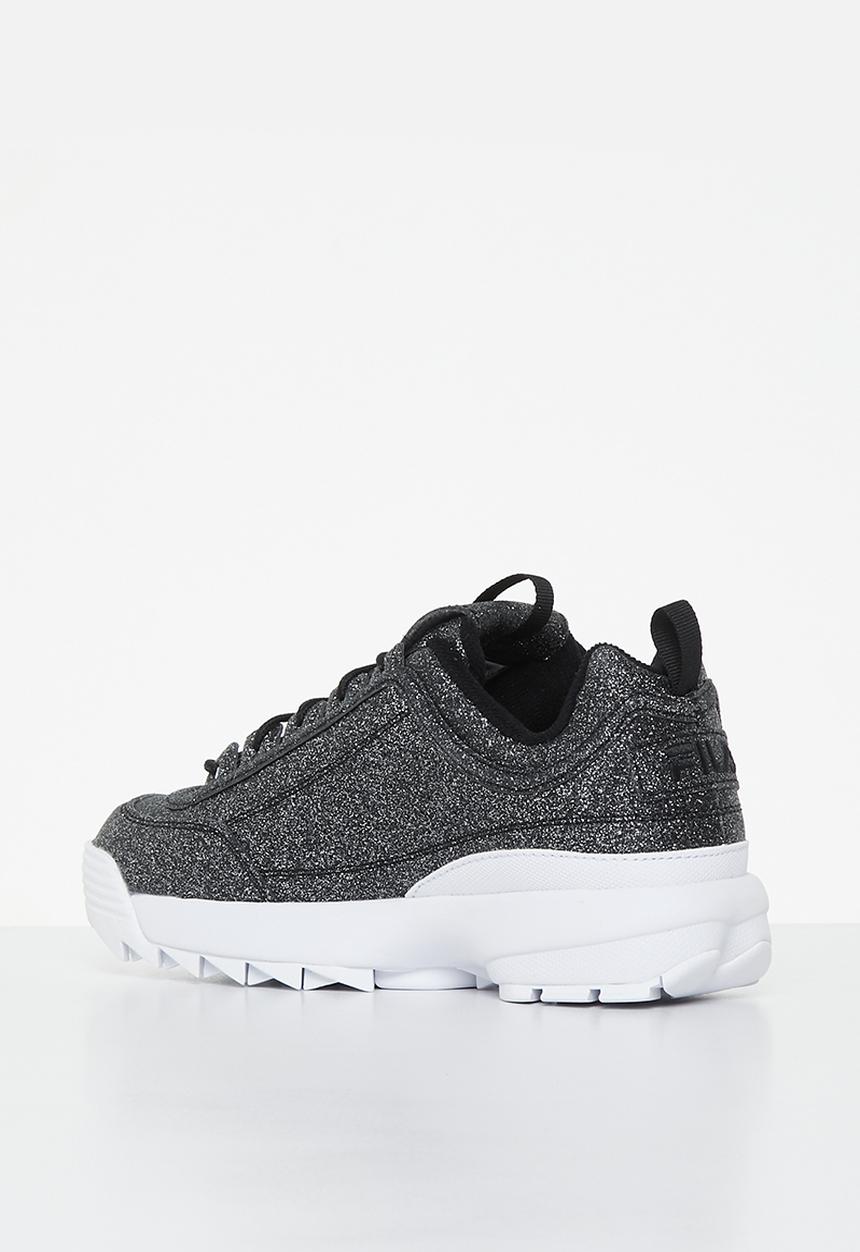 FILA - Disruptor ii glimmer - black/black/white