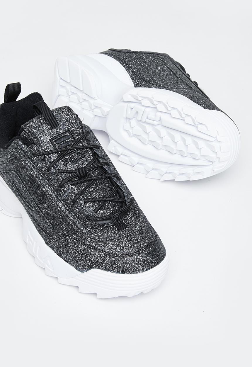 FILA - Disruptor ii glimmer - black/black/white