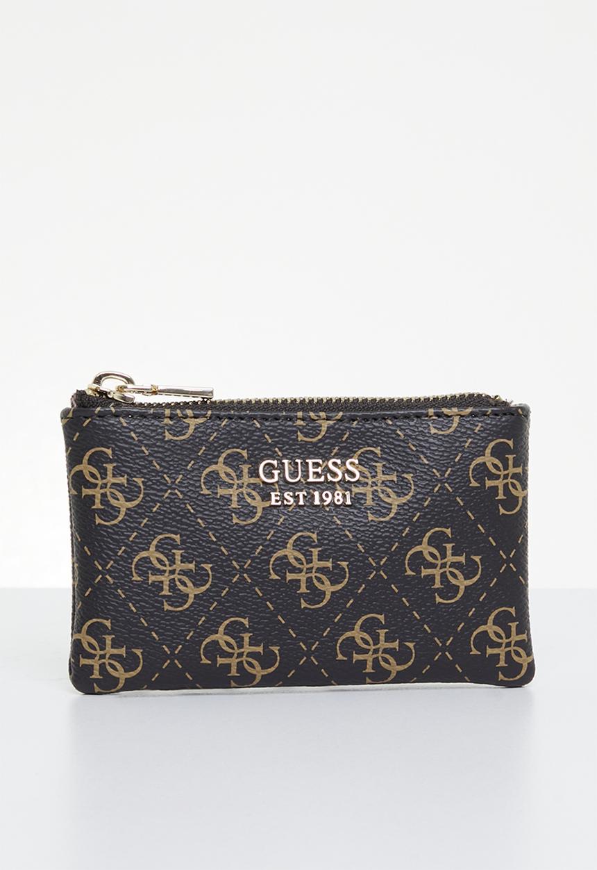 GUESS - Laurel slg zip pouch - brown