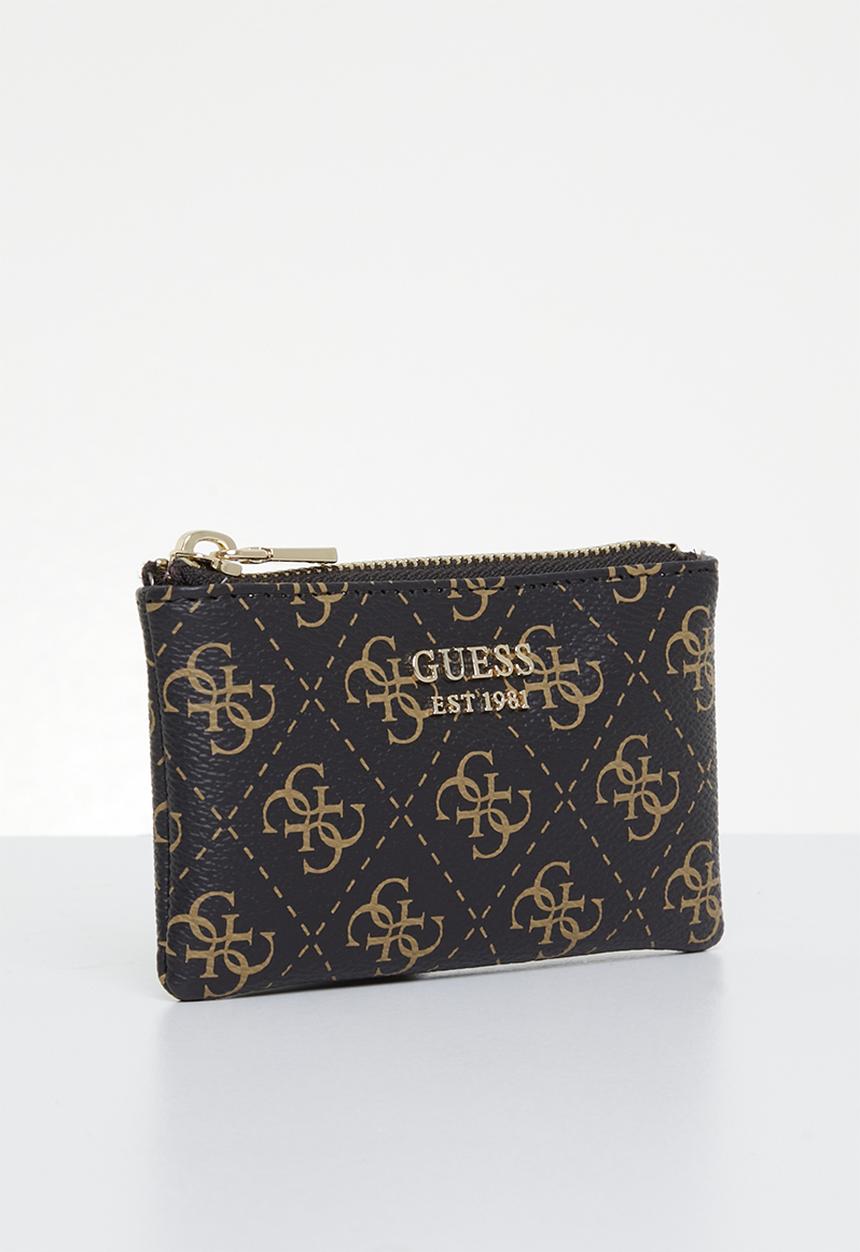 GUESS - Laurel slg zip pouch - brown
