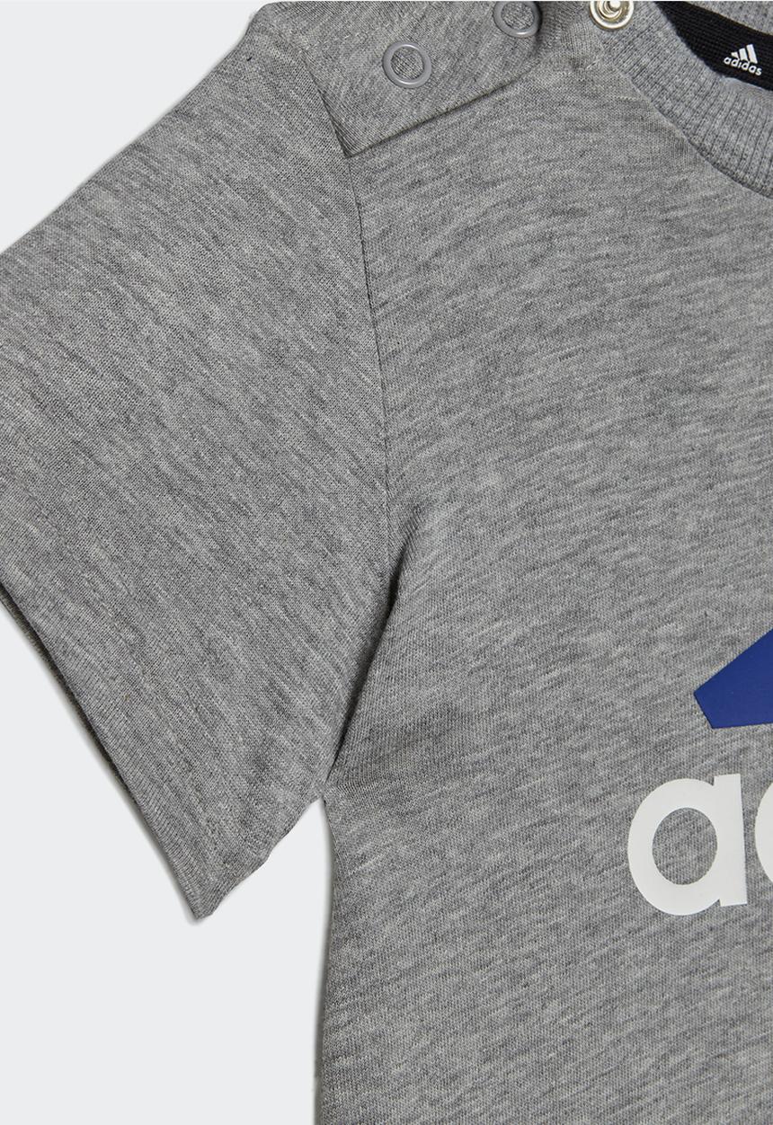 adidas Performance - I bl co t set - medium grey heather/semi lucid blue