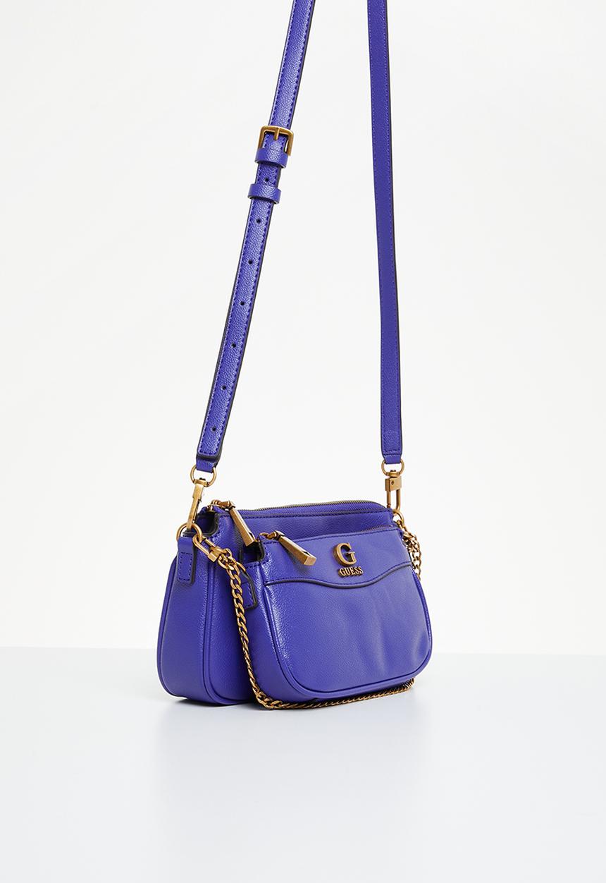 GUESS - Nell double pouch crossbody - violet