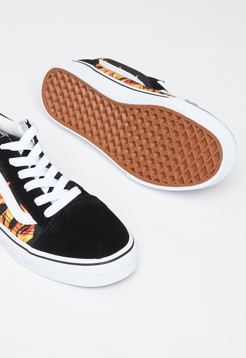 Vans - Jn old skool - digi flame black