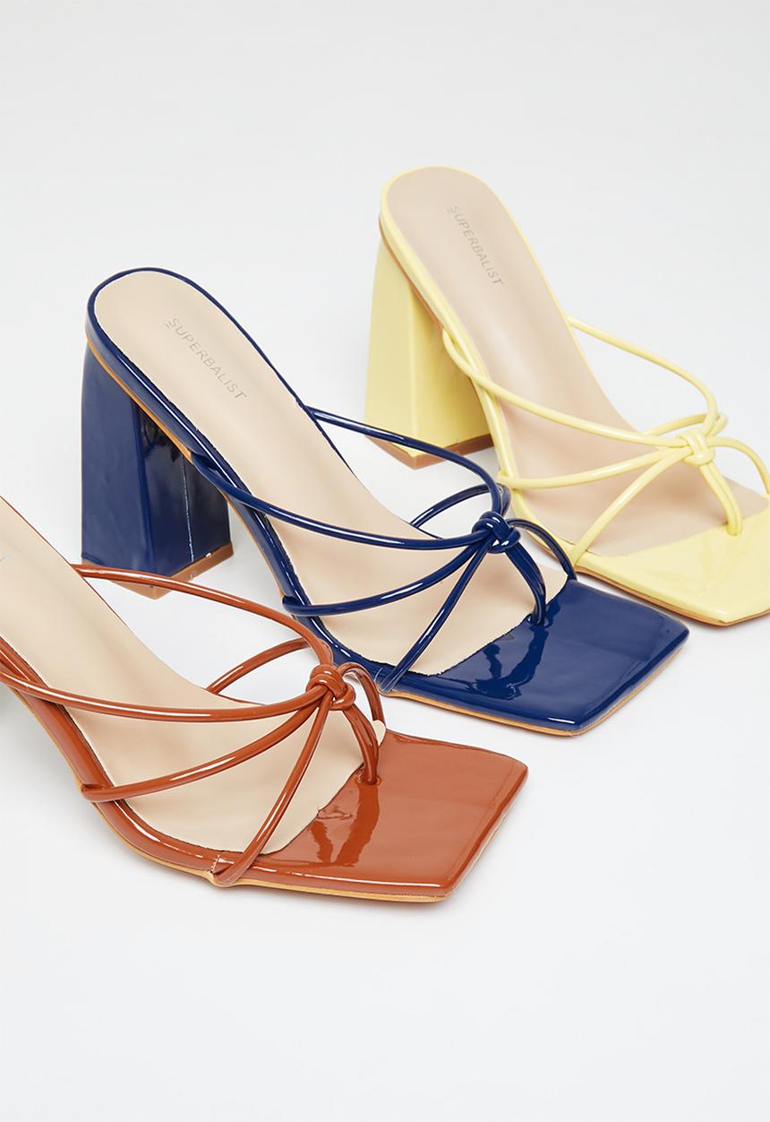 Superbalist - Amina block heel - yellow