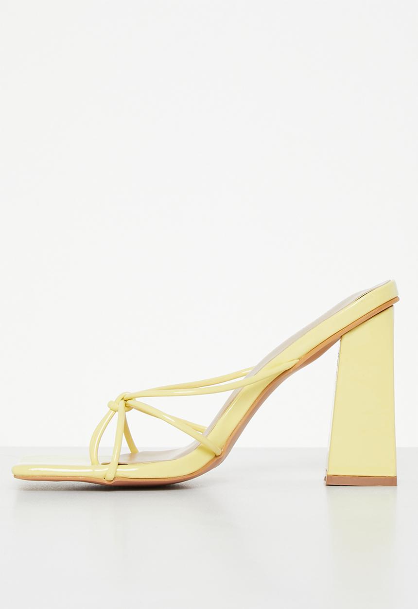 Superbalist - Amina block heel - yellow