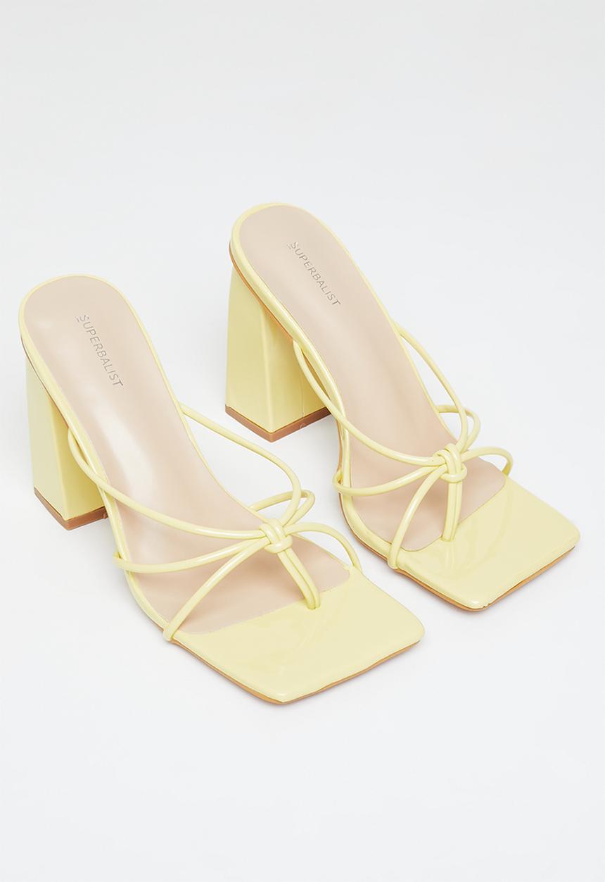 Superbalist - Amina block heel - yellow