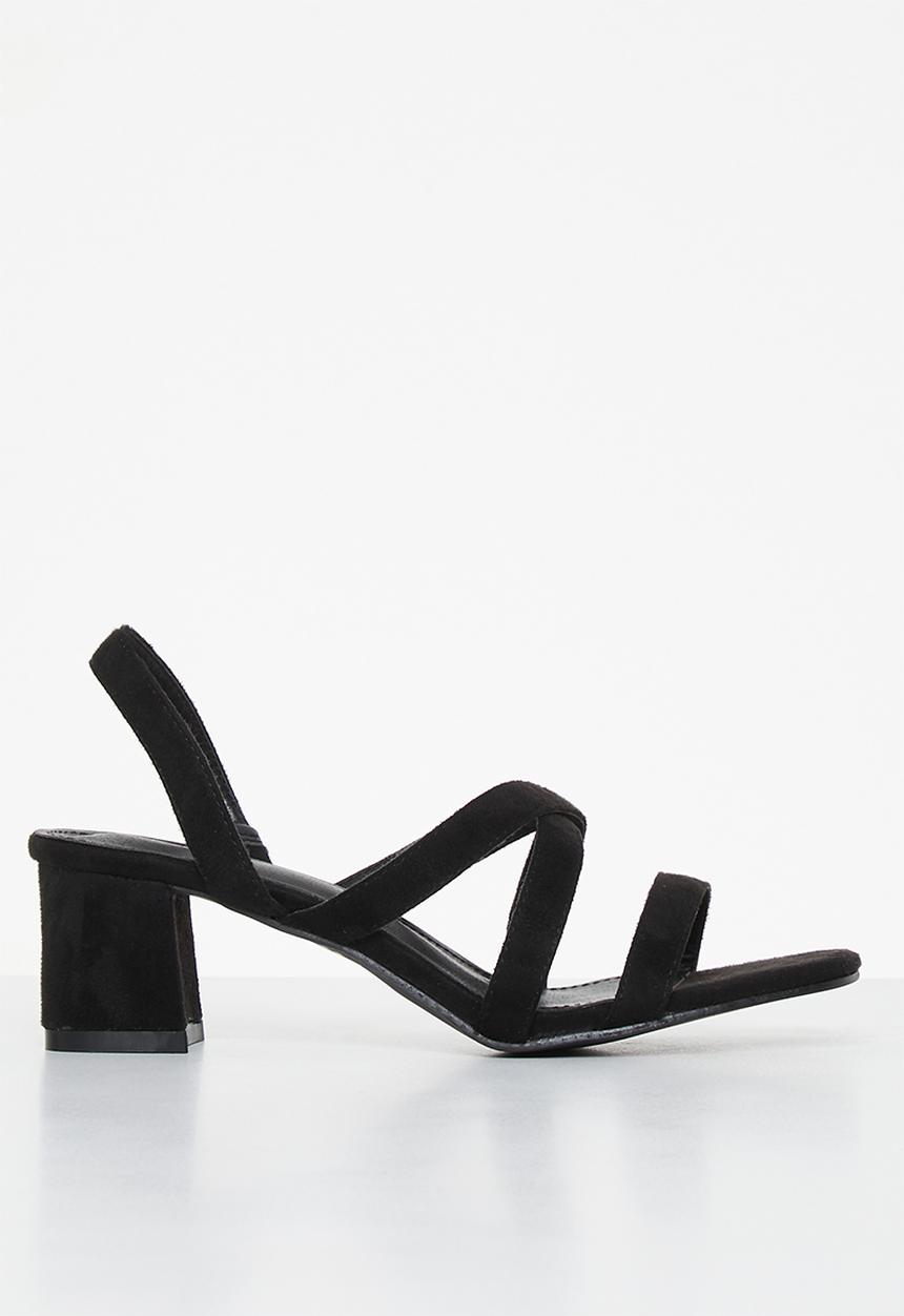 edit - Berkley slingback block heel - black