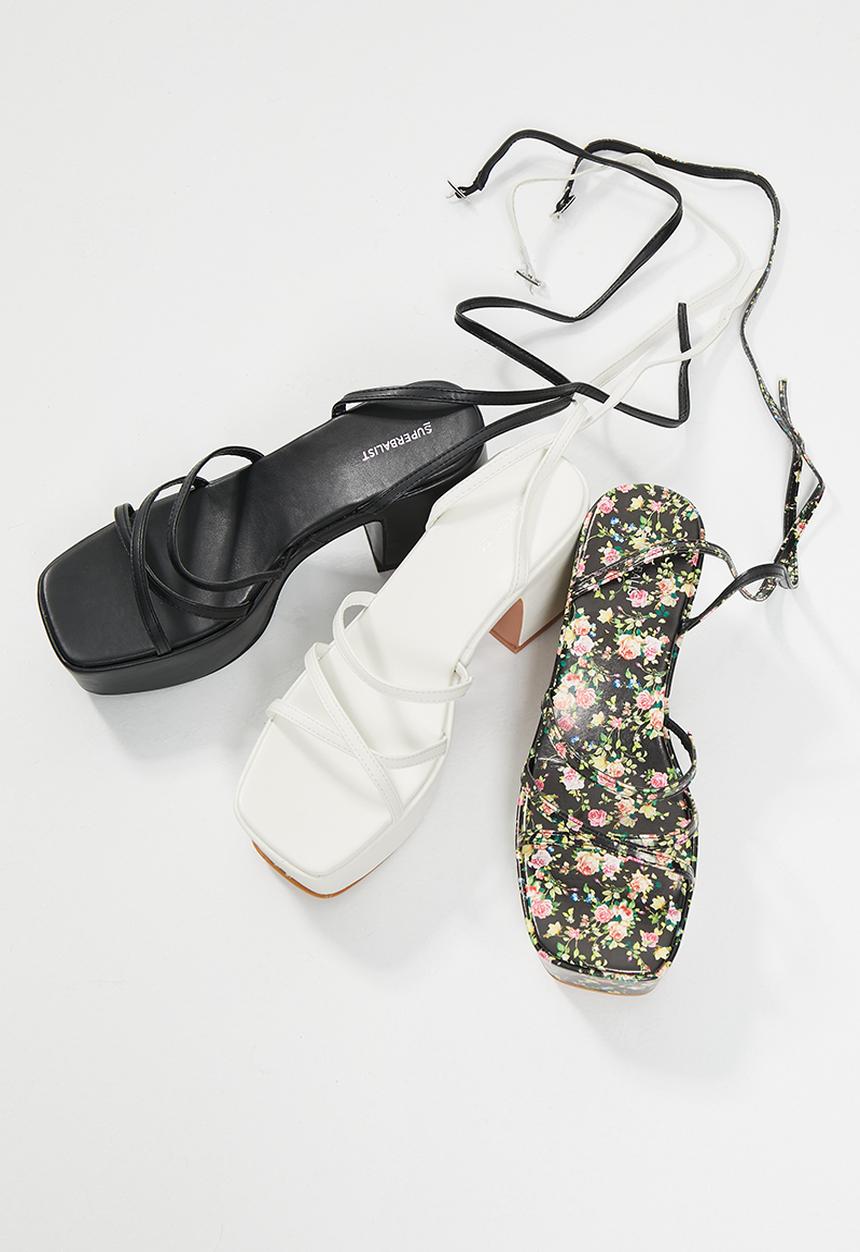 Superbalist - Hannah platform heel - black