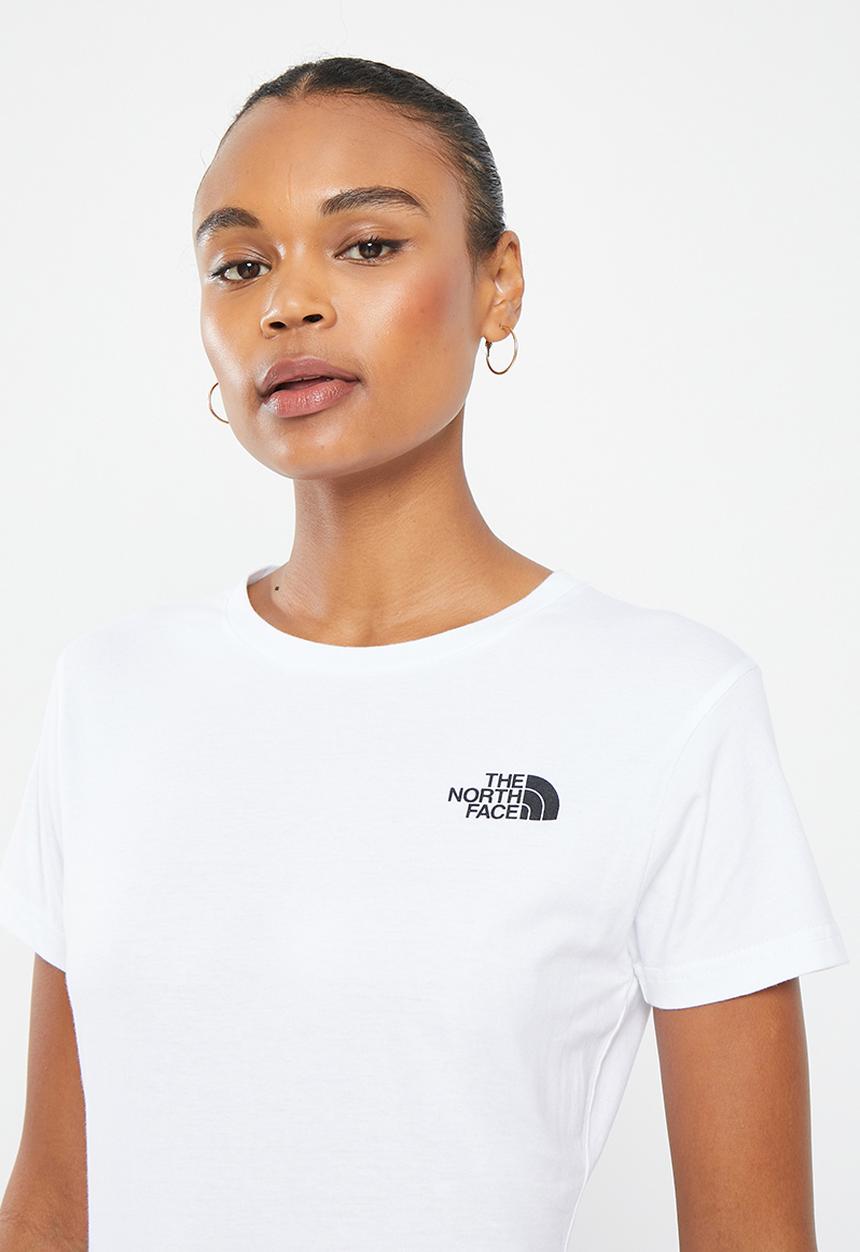 The North Face - W short sleeve red box tee - tnf white
