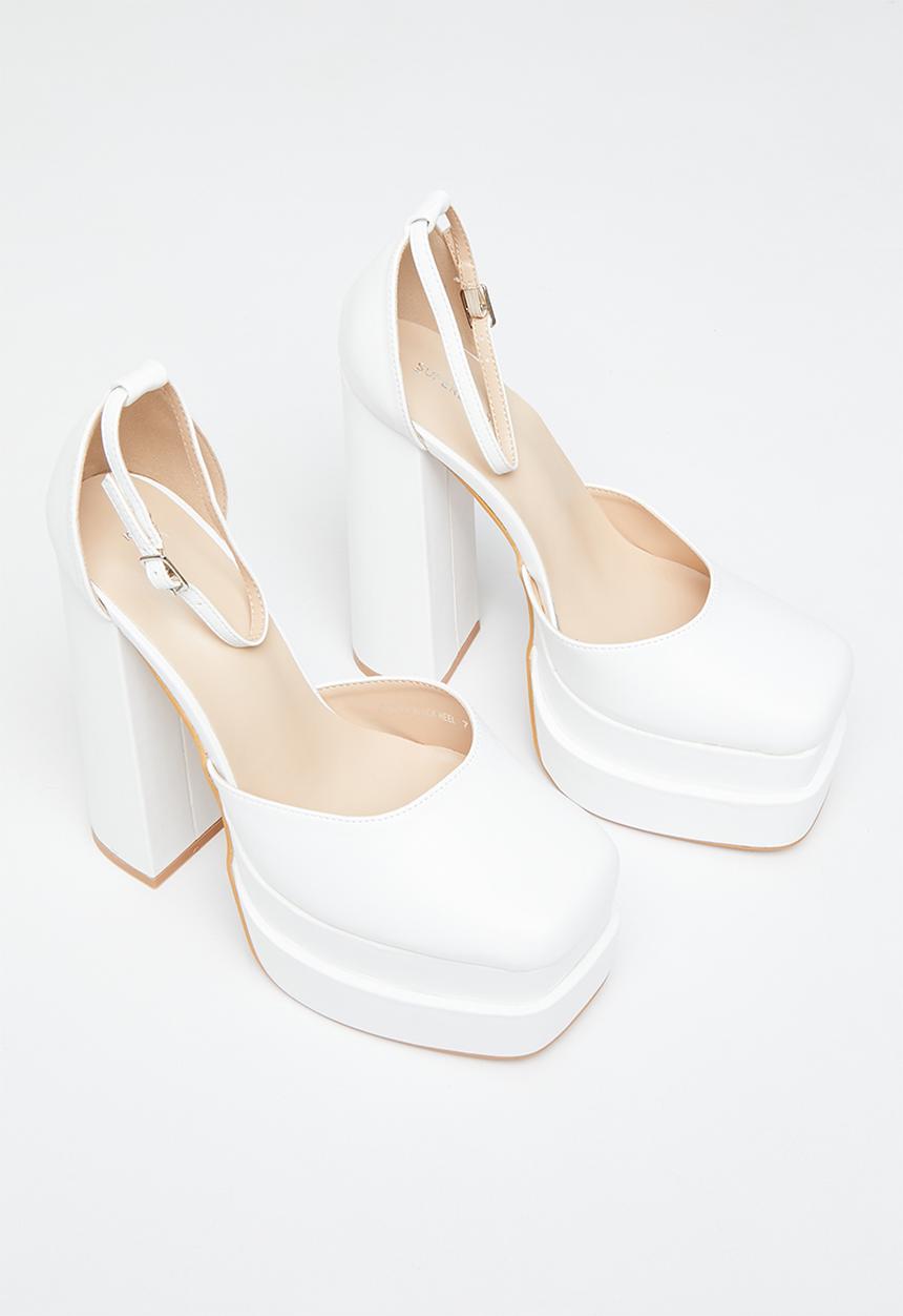 Superbalist - Juniper block heel - white