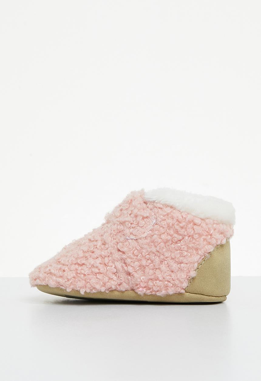 Pop Candy - Sherpa booties - pink