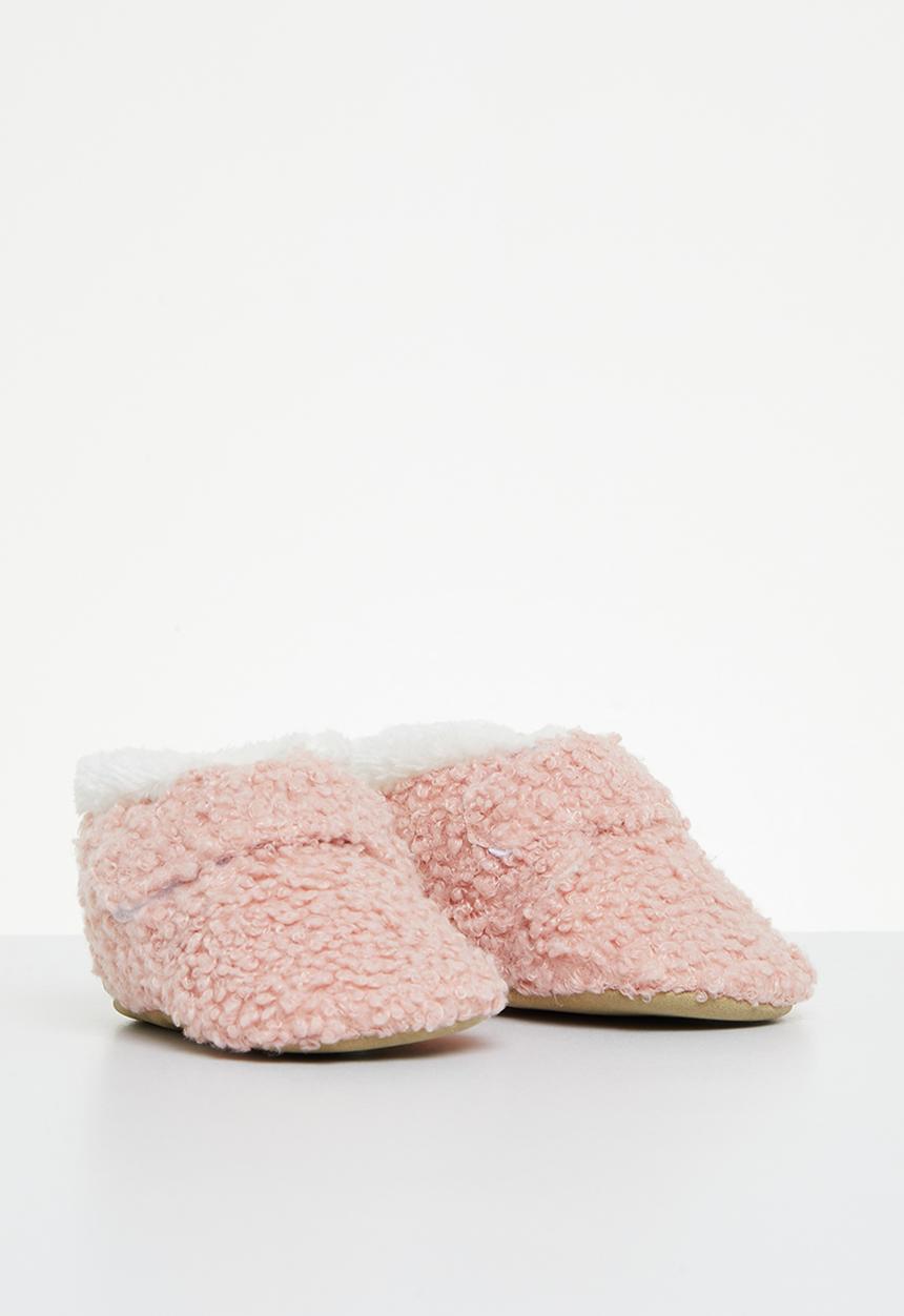 Pop Candy - Sherpa booties - pink