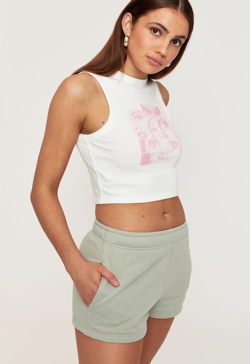 Supré  - Malia sweat short - matte green