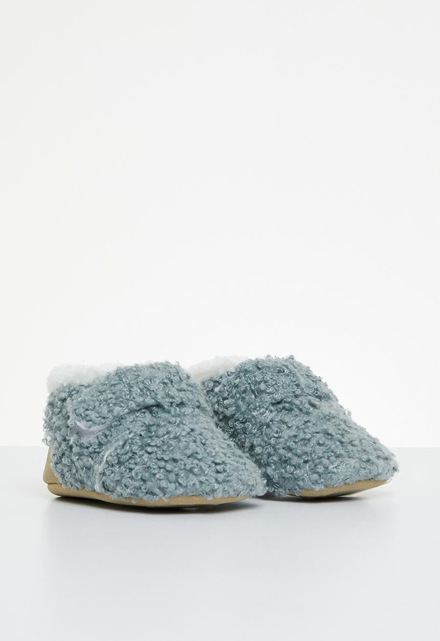 Pop Candy - Sherpa booties - blue