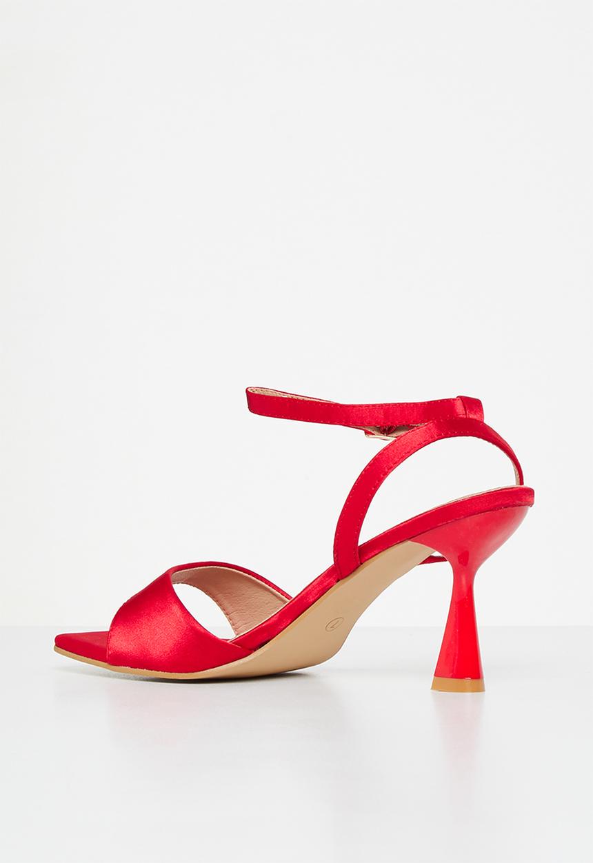 Superbalist - Sutton ankle strap stiletto heel - red