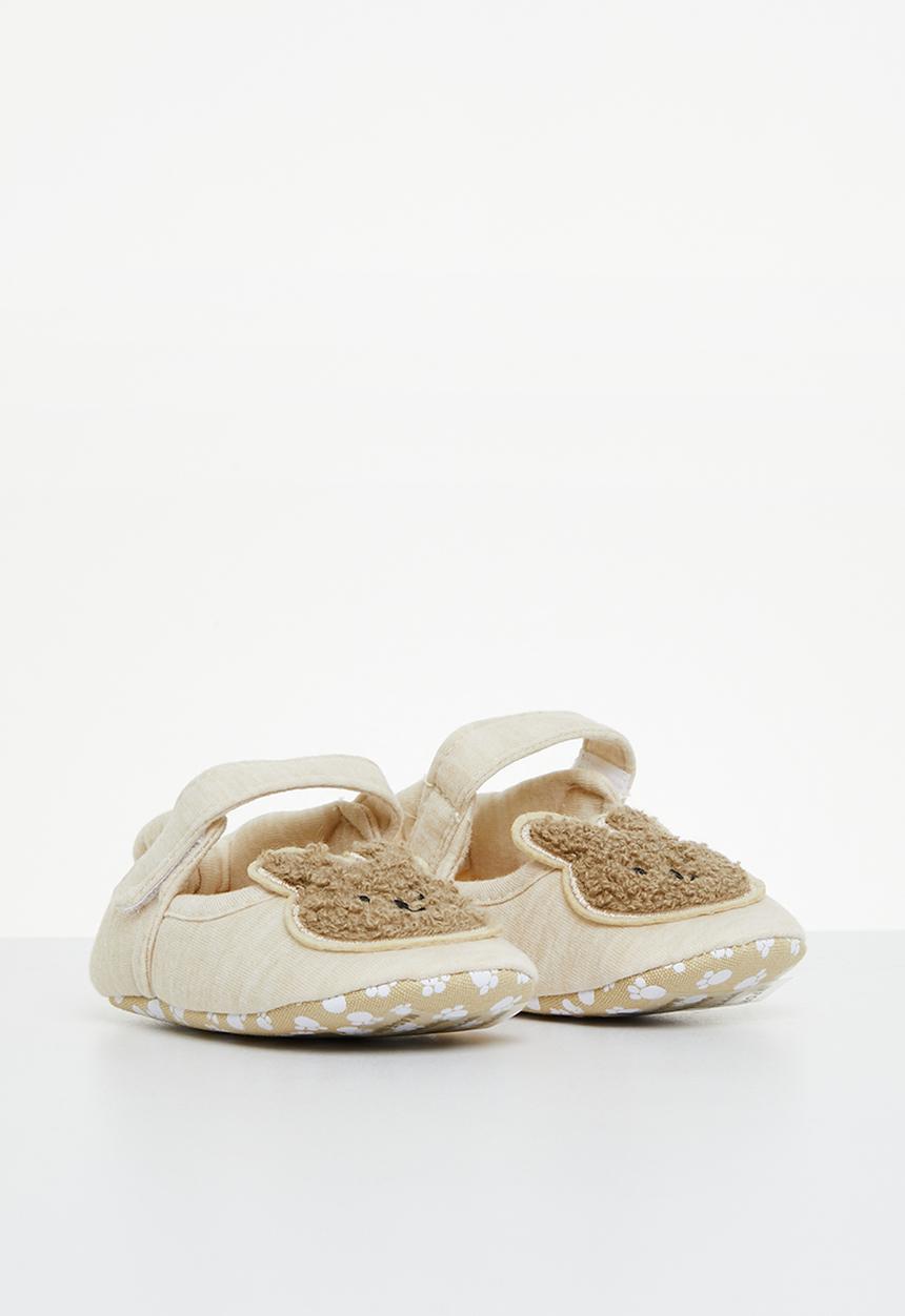 Pop Candy - Baby bear shoe - beige