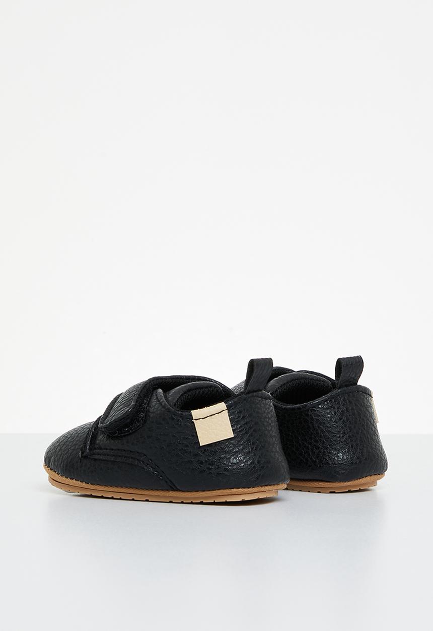 Pop Candy - Soft sole shoe with velcro strap - black