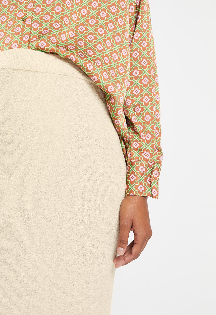 Cotton On - Maternity friendly set up maxi skirt - stone