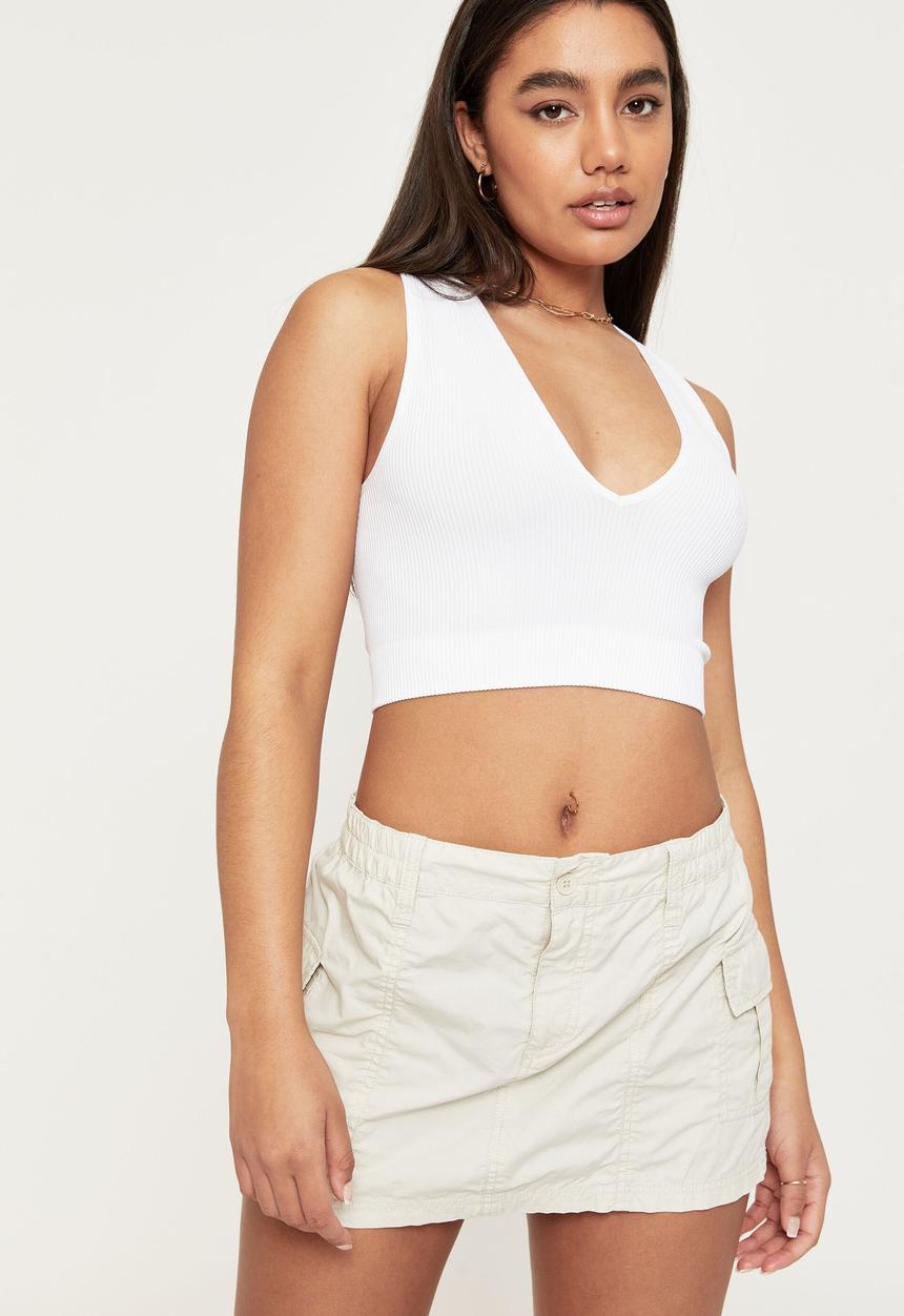 Supré  - Gia seamless tank - white