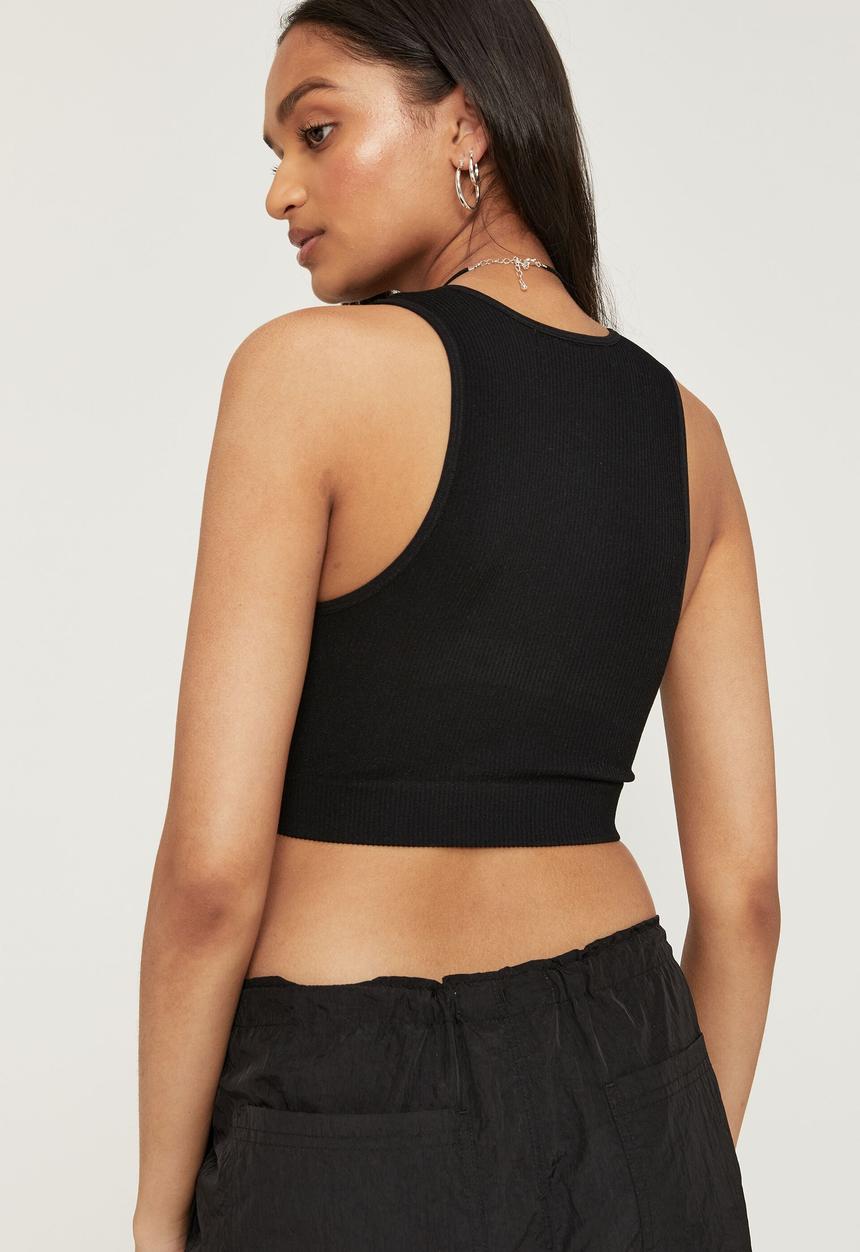 Supré  - Gia seamless tank - black