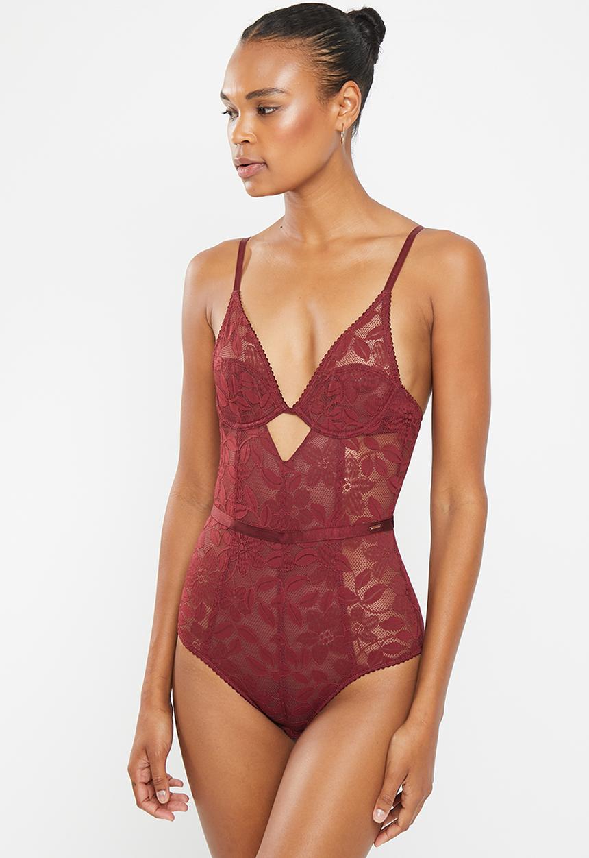 DORINA - Daphne bodysuit - red