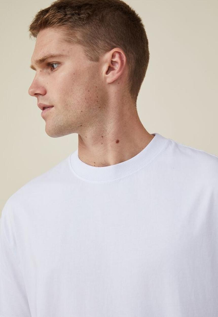 Cotton On - Organic loose fit T-shirt - white
