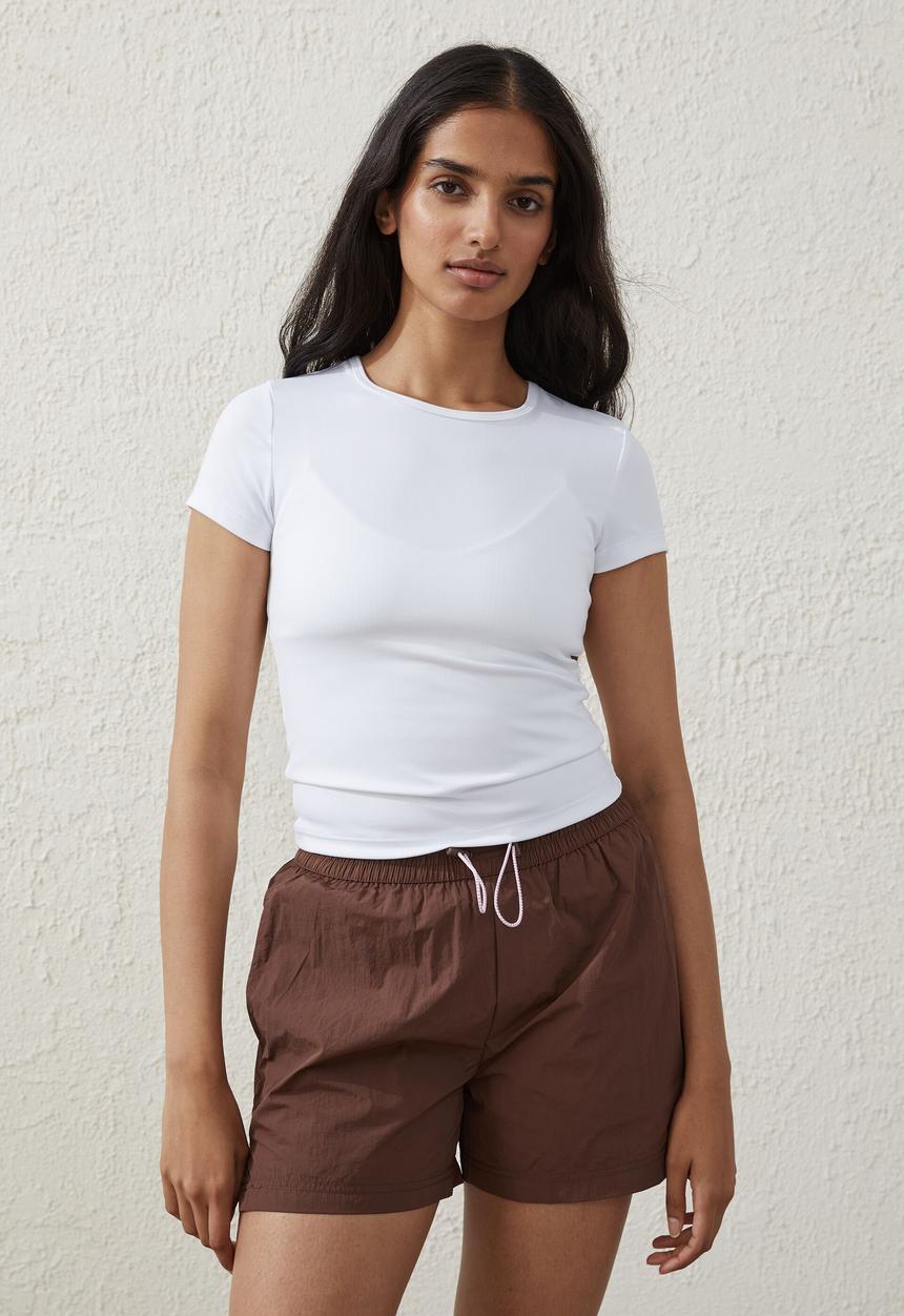 Cotton On - Ultra soft fitted T-shirt - white