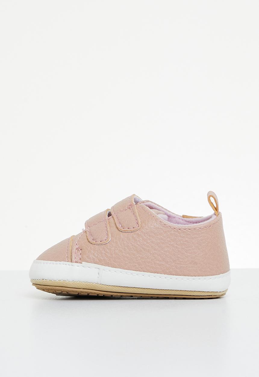 Pop Candy - Velcro strap soft sole shoe - pink