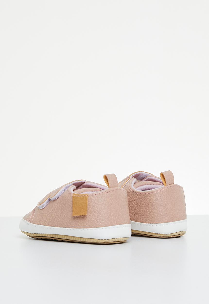 Pop Candy - Velcro strap soft sole shoe - pink