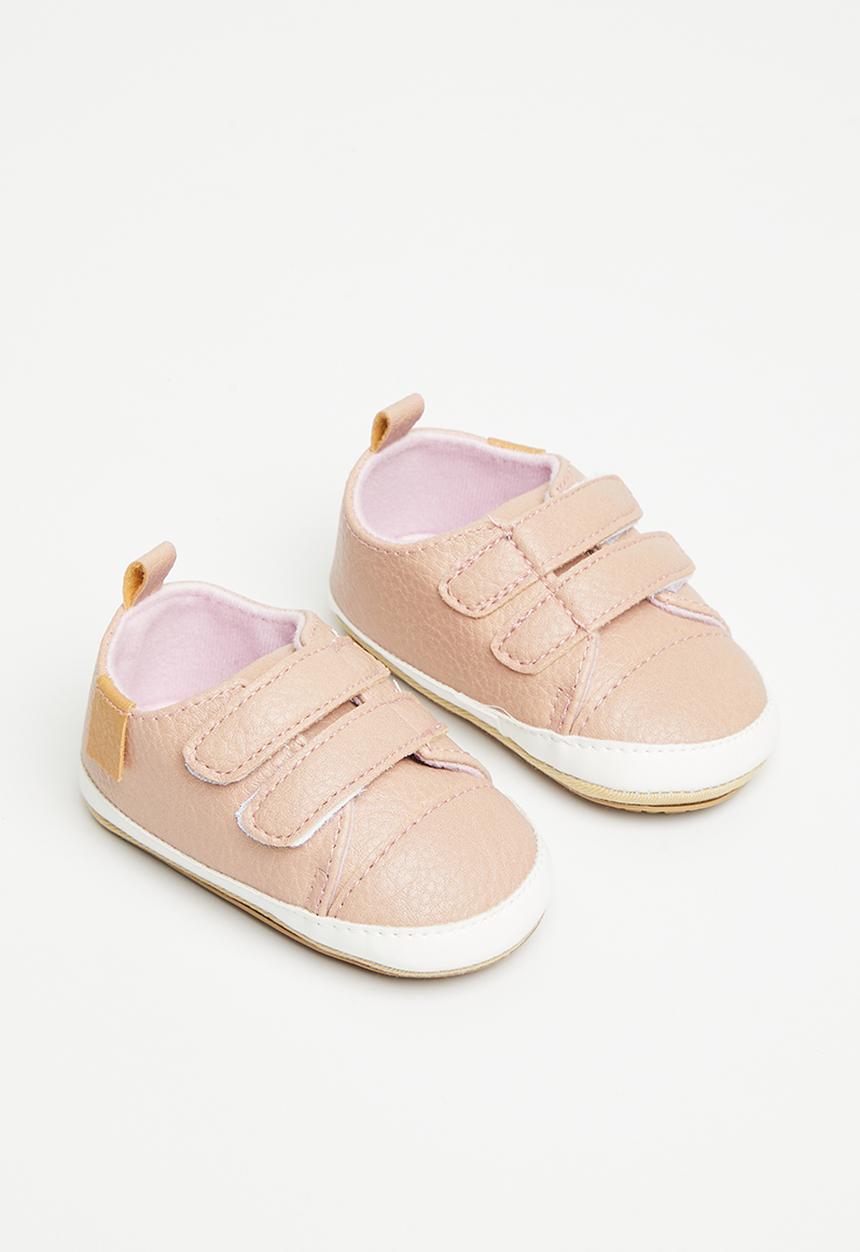 Pop Candy - Velcro strap soft sole shoe - pink