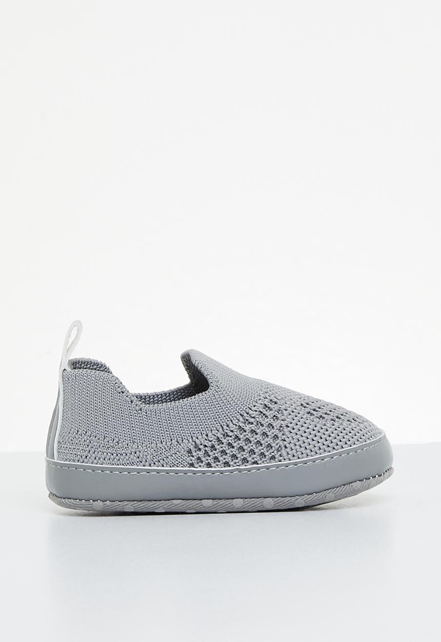 Pop Candy - Slip on with mesh detail - grey