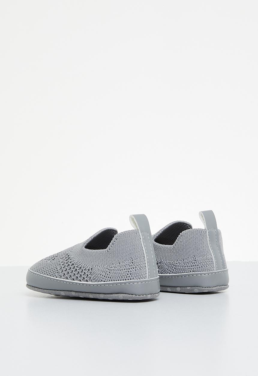 Pop Candy - Slip on with mesh detail - grey