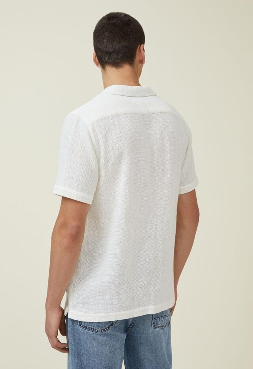 Cotton On - Palma short sleeve shirt - white