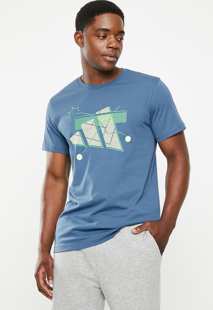 adidas Performance - M tns cat g tee - wonder steel