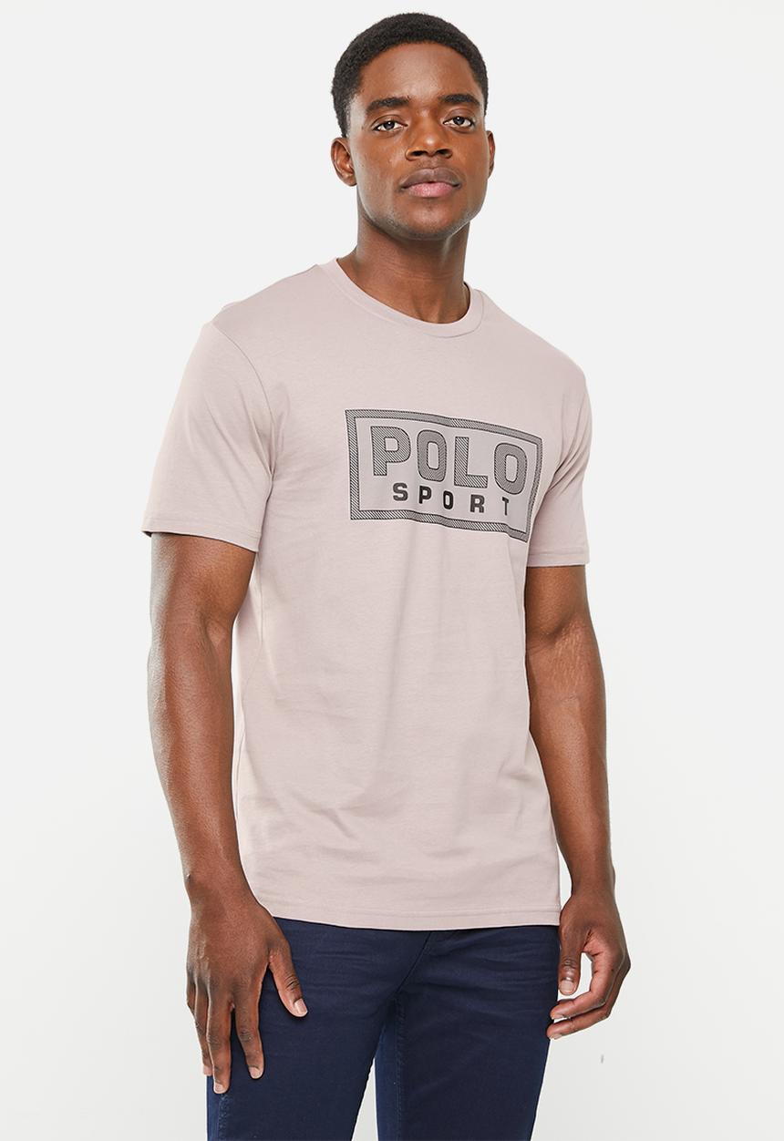 POLO - Men sport thomas block logo tee - charcoal