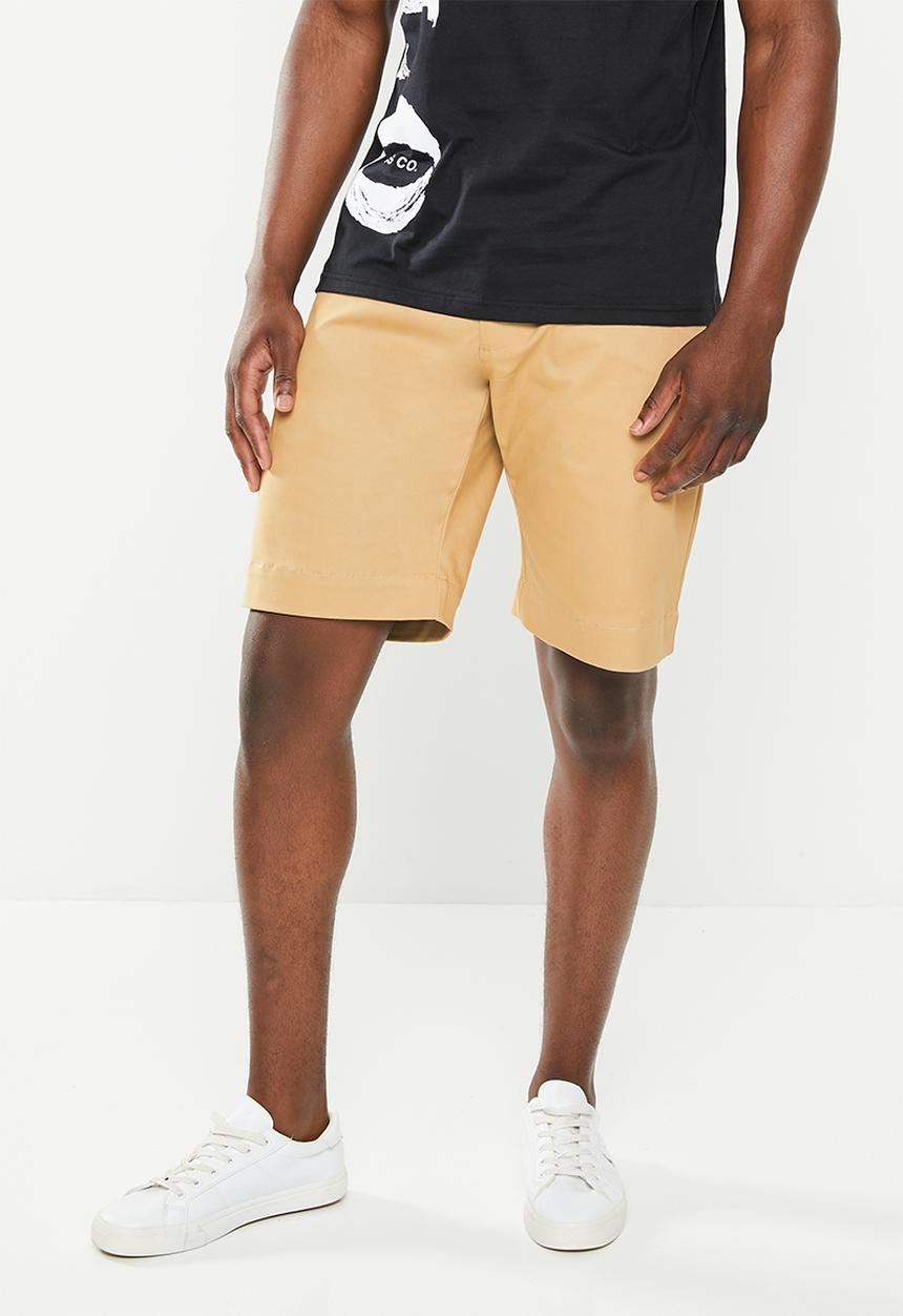 POLO - Men chino short - khaki