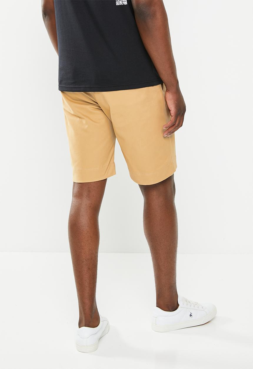 POLO - Men chino short - khaki