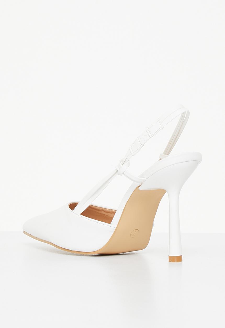Superbalist - Nova slingback stiletto heel - white